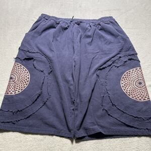 Vintage 2000s Beyond Baggy Shorts Mens Small 31x12 Floral Retro Hawaiian Aztec